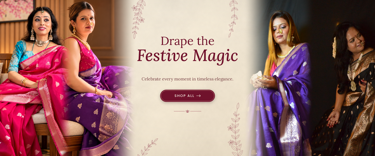 Luxury saree banner